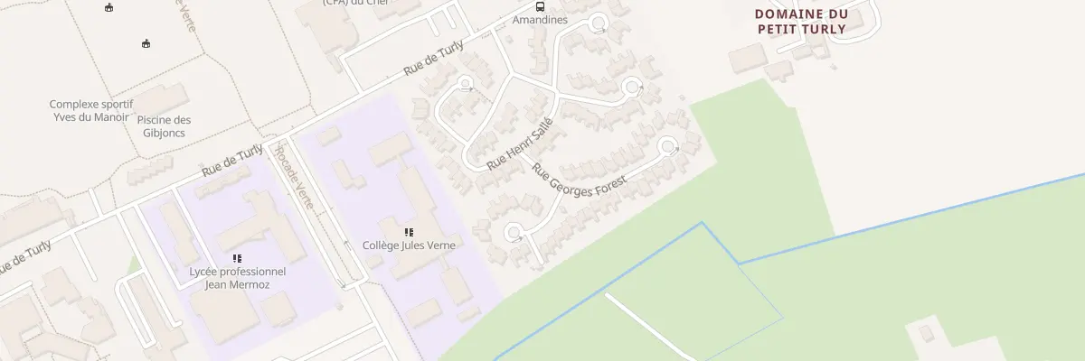 Plan du 10 Rue Georges Forest à Bourges