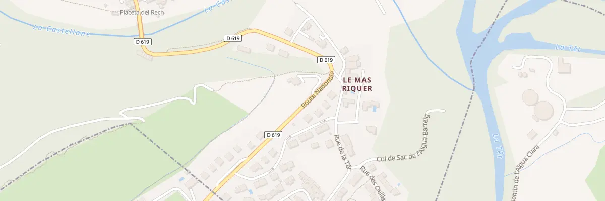 Plan du 13 Rte Nationale à Catllar