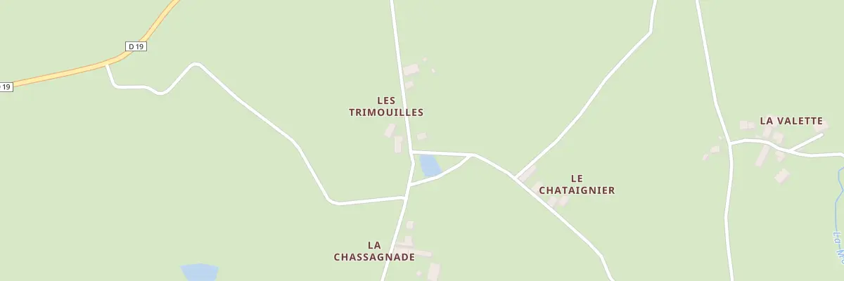 Plan du 5 La Chassagnade à Sannat
