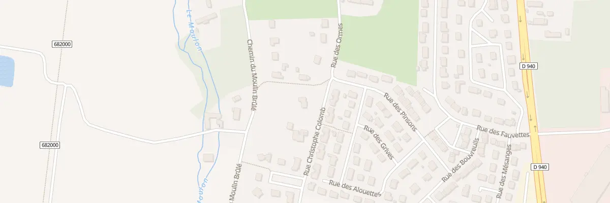 Plan du 34 Rue des Ormes à Fussy