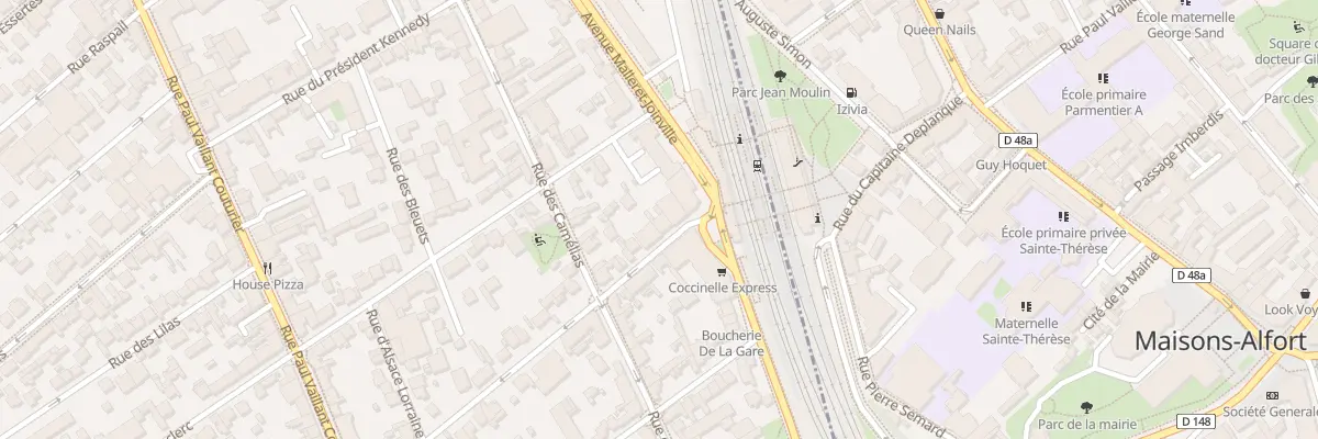 Plan du 63 Rue Mal de Lattre de Tassigny à Alfortville