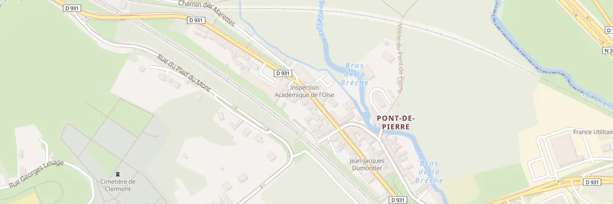 Plan du 82 Av des Déportés à Clermont