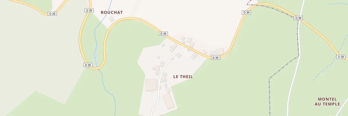Plan du 6 Le Theil à Mautes