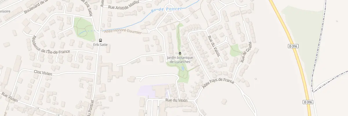 Plan du 15 Rue Honore de Balzac à Luzarches