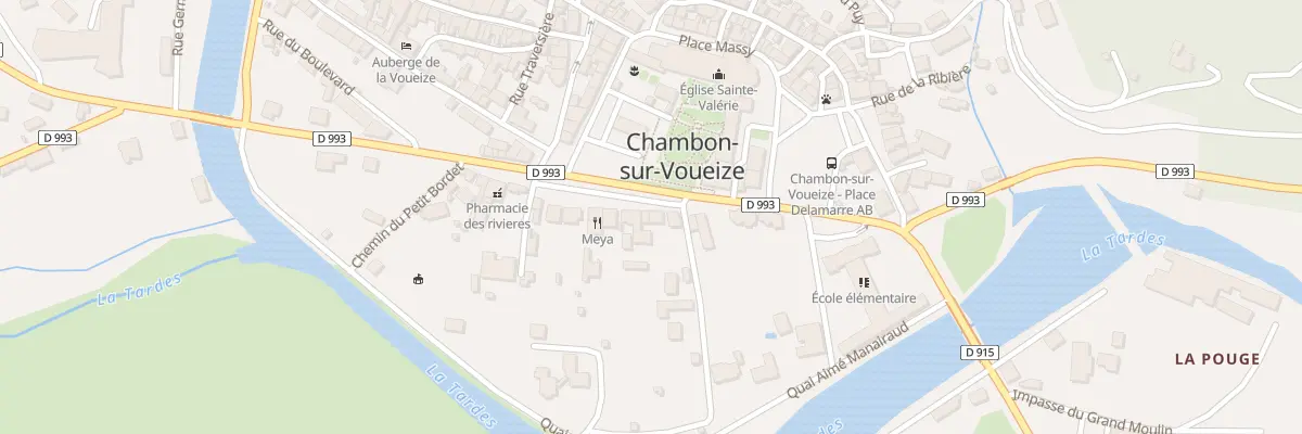 Plan du 19 Pl de la Promenade à Chambon-sur-Voueize