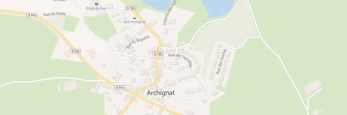 Plan du 2 Rue de l’Eglise à Archignat