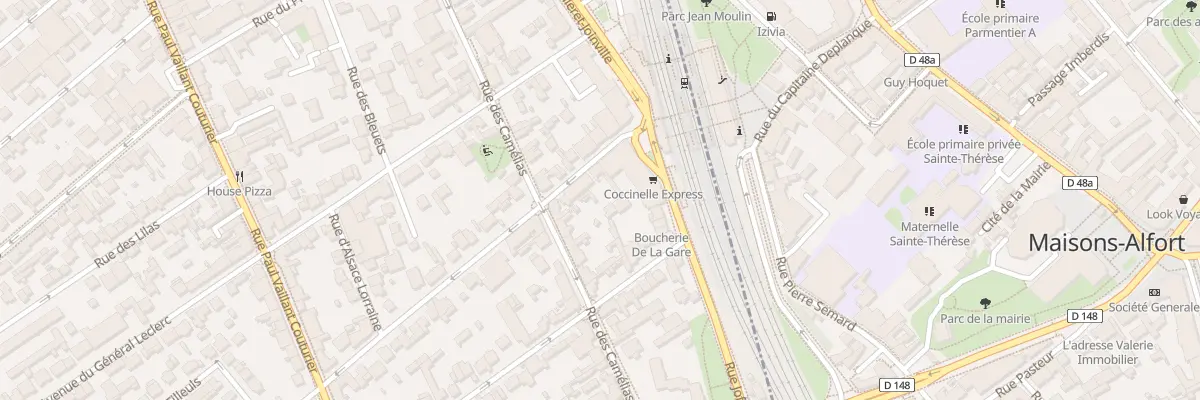 Plan du 64 Rue Mal de Lattre de Tassigny à Alfortville