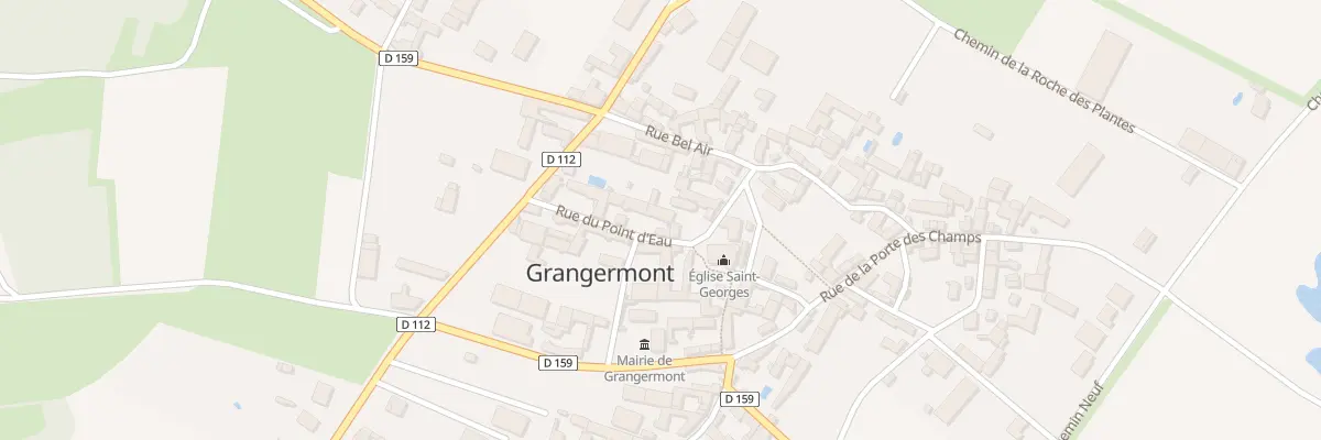 Plan du 2 Rue du Point d’Eau à Grangermont