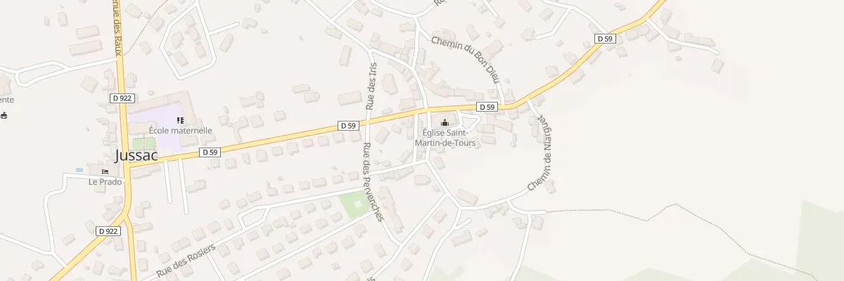 Plan du 2 Rue de Marion à Jussac