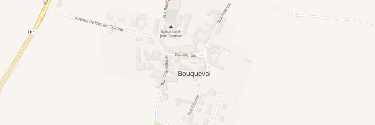 Plan du 5 Gr Grande Rue à Bouqueval