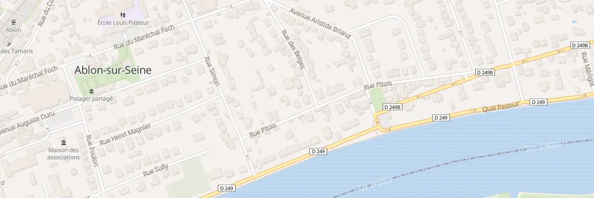 Plan du 5B Rue Pitois à Ablon-sur-Seine