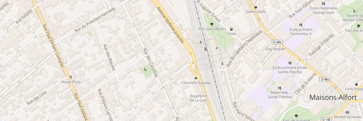 Plan du 65 Rue Mal de Lattre de Tassigny à Alfortville