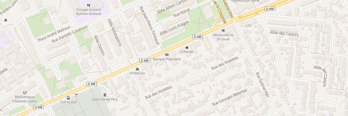 Plan du 96 Av Henri Barbusse à Vigneux-sur-Seine