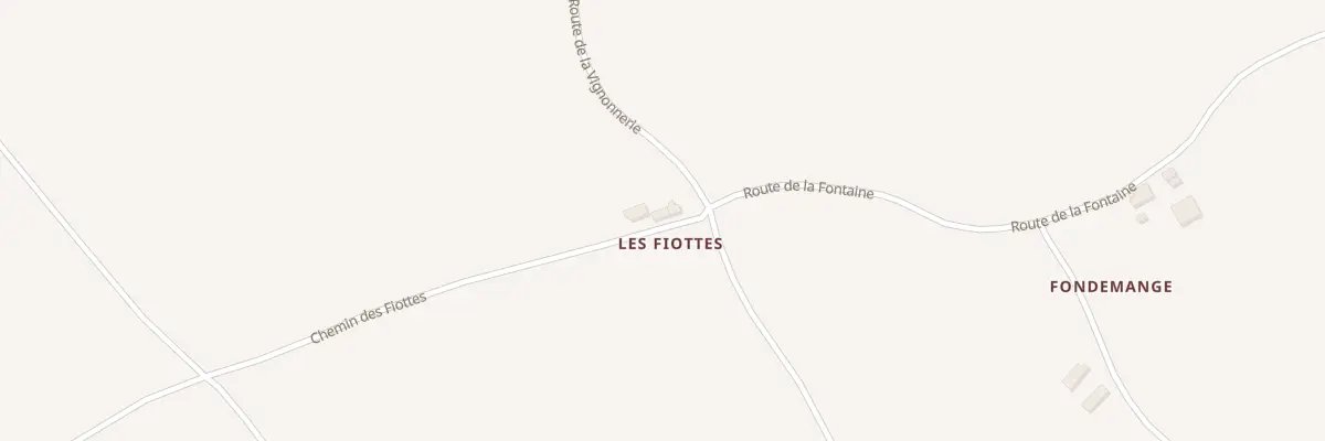 Plan du 34 Che des Fiottes à Vesdun