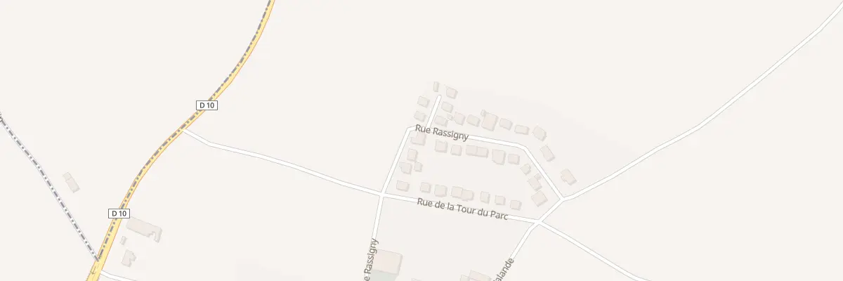 Plan du 25 Rue Rassigny à Bouqueval