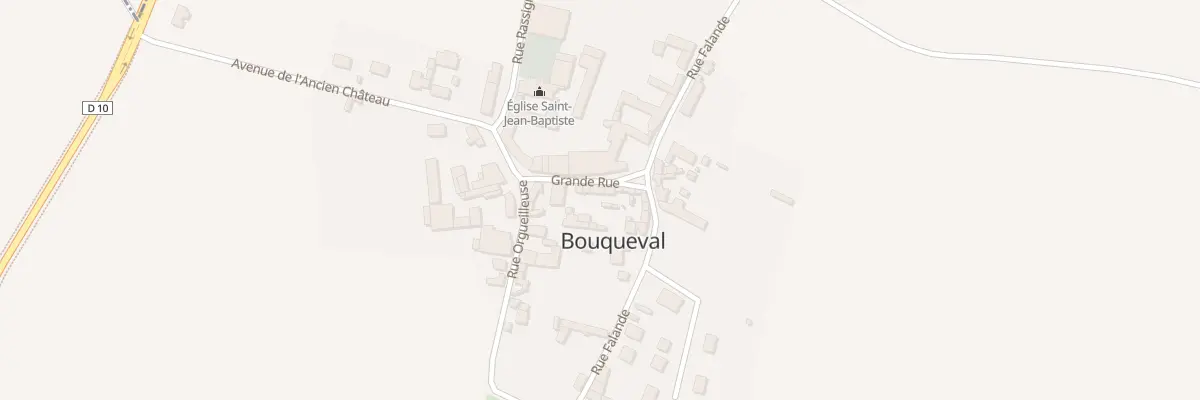 Plan du 7 Gr Grande Rue à Bouqueval