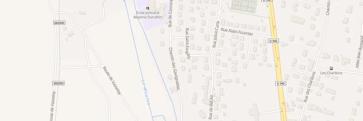 Plan du 7 Rue Saint-exupéry à Fussy
