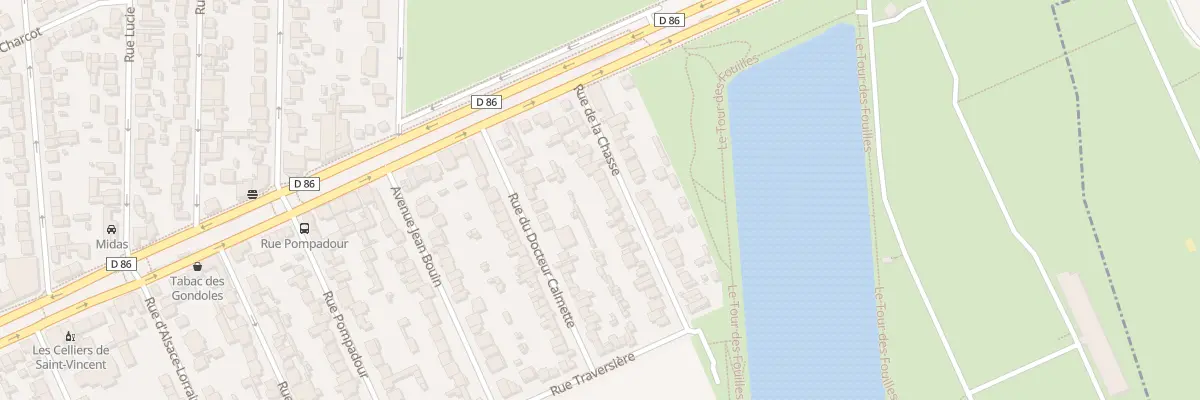 Plan du 16 Rue de la Chasse à Choisy-le-Roi
