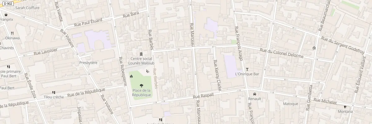 Plan du 42 Rue Marceau à Montreuil