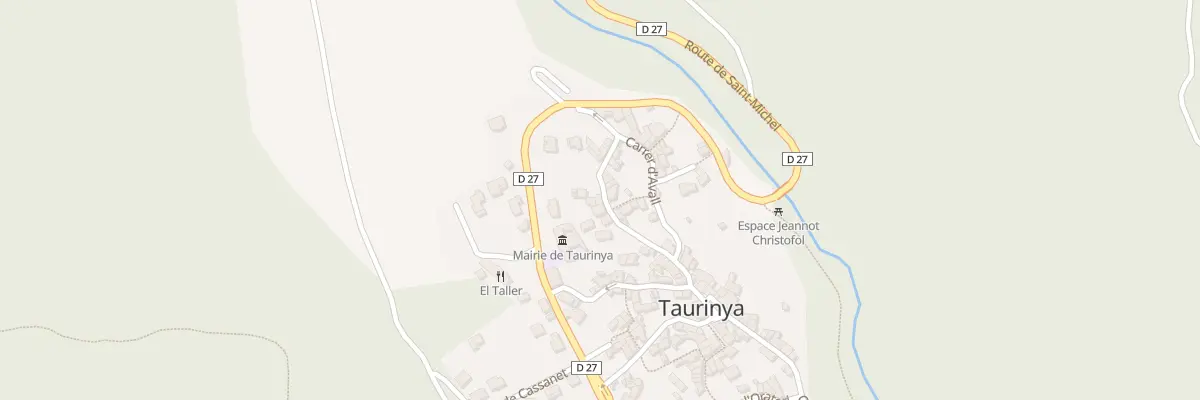 Plan du 153 Le Village à Taurinya