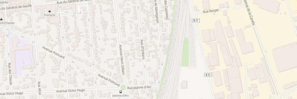 Plan du 34 Rue d’Orleans à Villeneuve-le-Roi