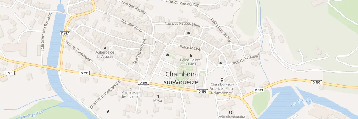Plan du 5 Pl Aubergier à Chambon-sur-Voueize