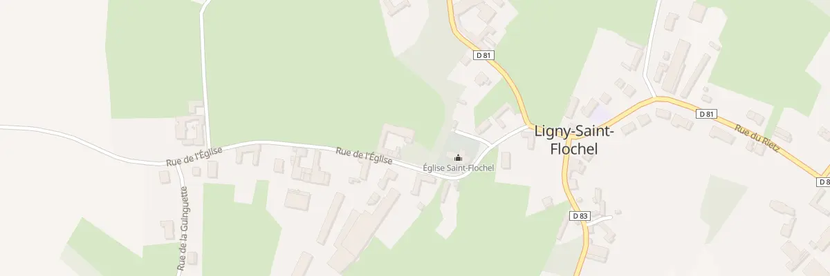 Plan du 6 Rue de l’Eglise à Ligny-Saint-Flochel