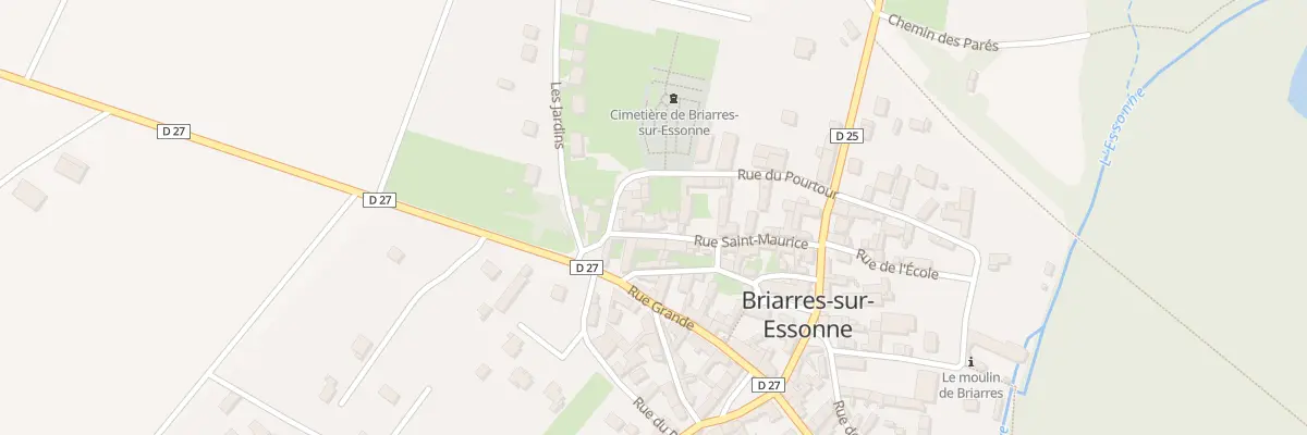 Plan du 122 Rue St Maurice à Briarres-sur-Essonne
