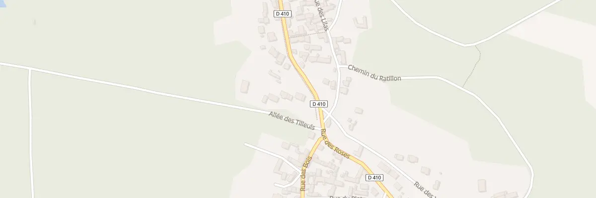 Plan du 8 All des Tilleuls à Buthiers