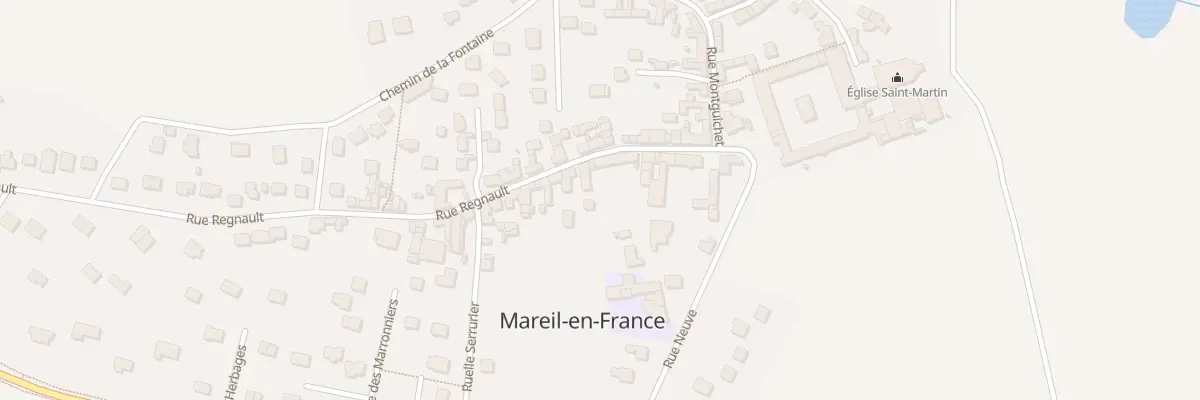 Plan du 17 Rue Regnault à Mareil-en-France