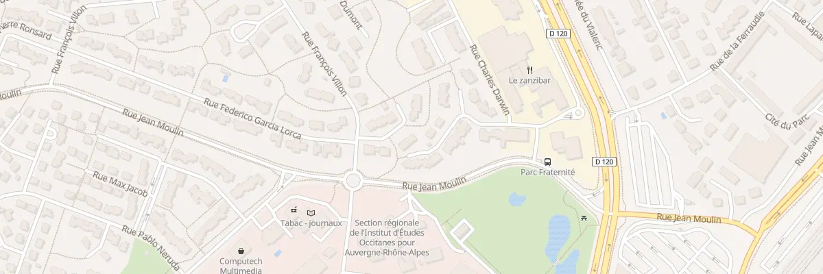 Plan du 18 Rue Georges Brassens à Aurillac