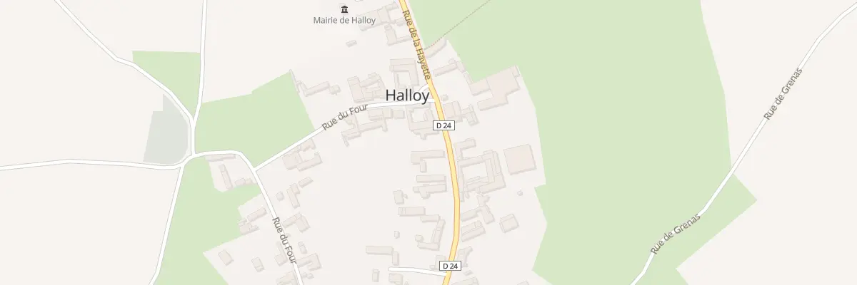 Plan du 4 Rue d’En Haut à Halloy