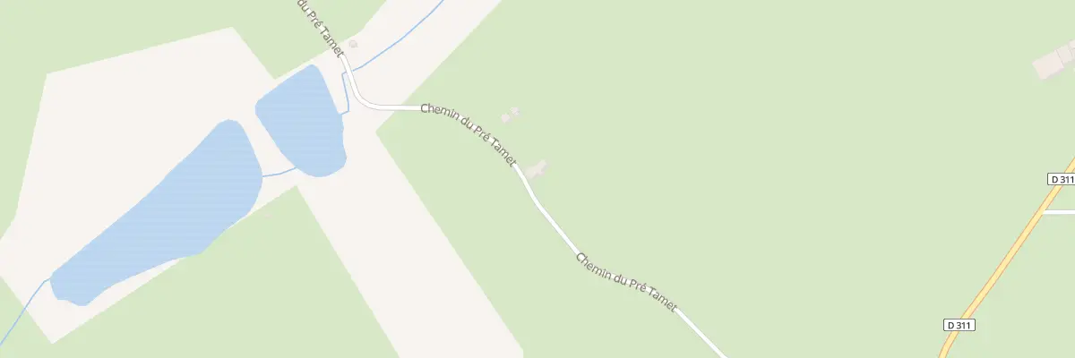 Plan du 2 Che du Pretamet à Chambérat