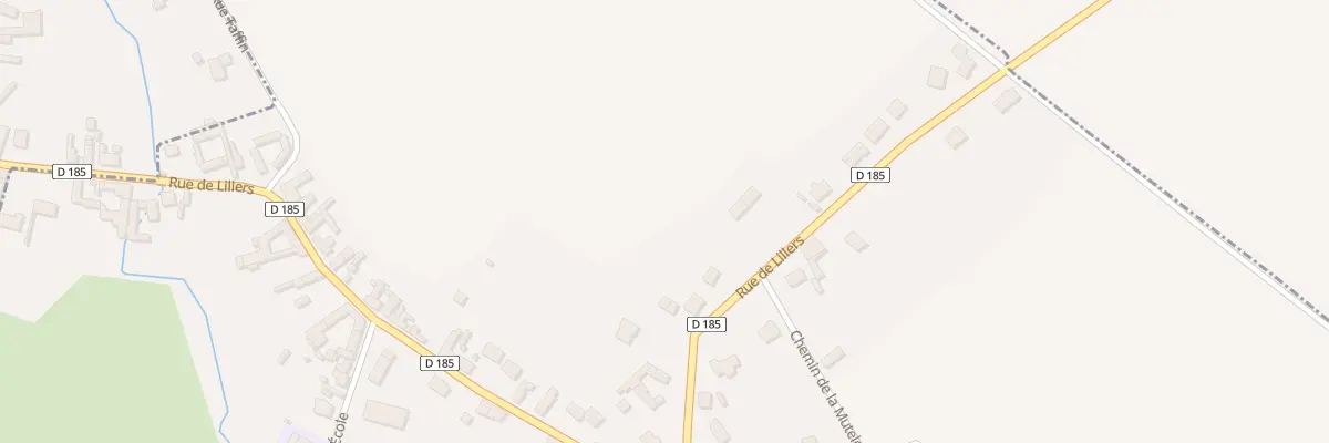 Plan du 60 Rue de Lillers à Lespesses