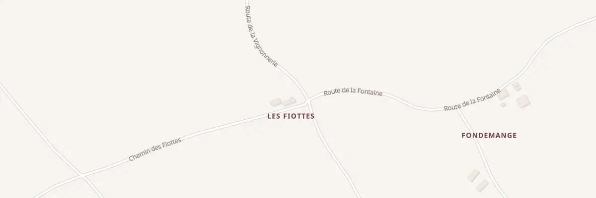 Plan du 236 Les Fiottes à Vesdun