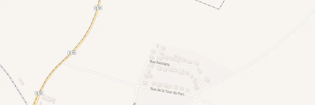 Plan du 12 Imp Rassigny à Bouqueval