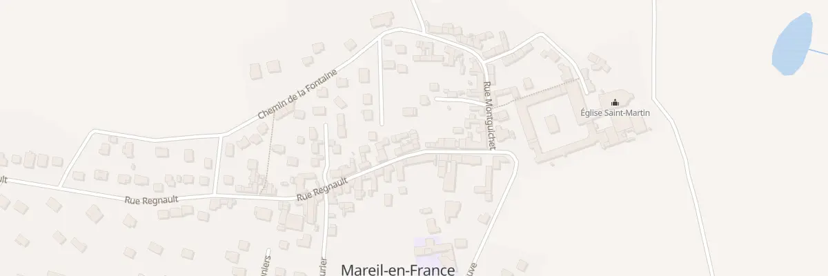 Plan du 16 Rue Regnault à Mareil-en-France