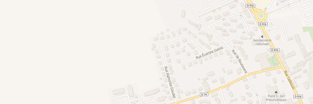 Plan du 17 Rue Alphonse Daudet à Saint-Just-en-Chaussée