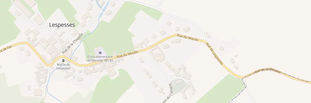 Plan du 21 Rue du Moulin à Lespesses