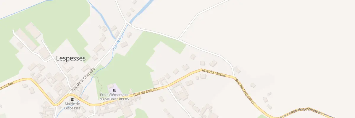 Plan du 22 Rue du Moulin à Lespesses