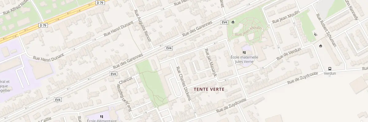 Plan du 107 Rue du Capitaine Michel à Dunkerque