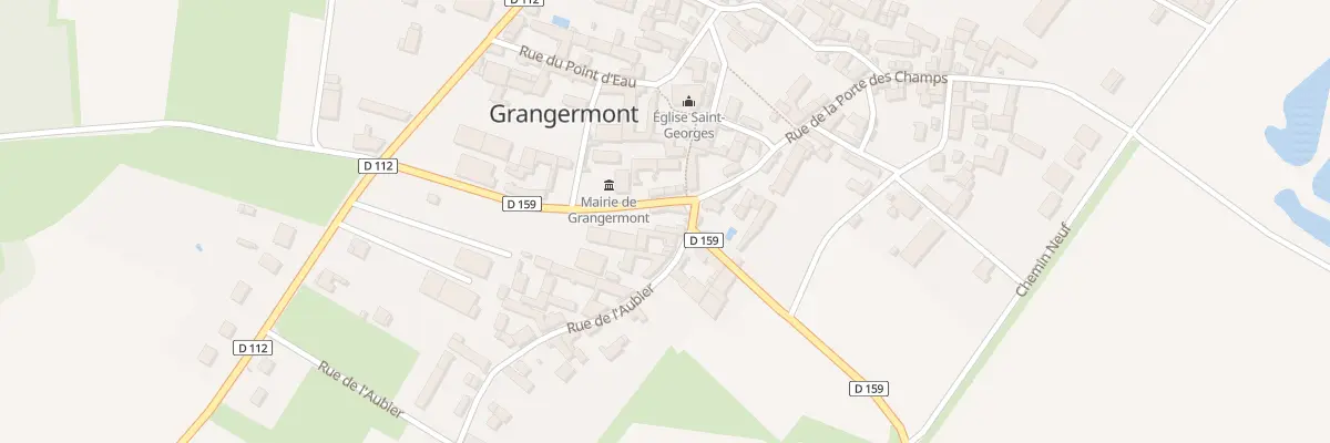 Plan du 2 Rue de l’Aubier à Grangermont
