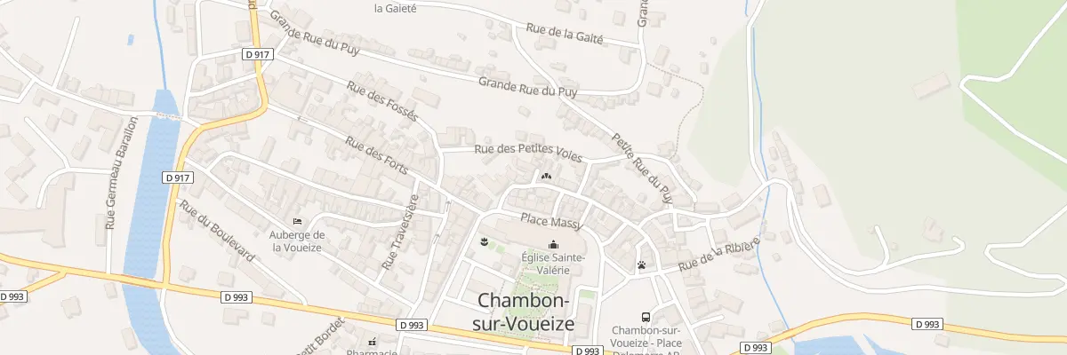 Plan du 5 Gr Grande Rue du Fbg St Marti à Chambon-sur-Voueize