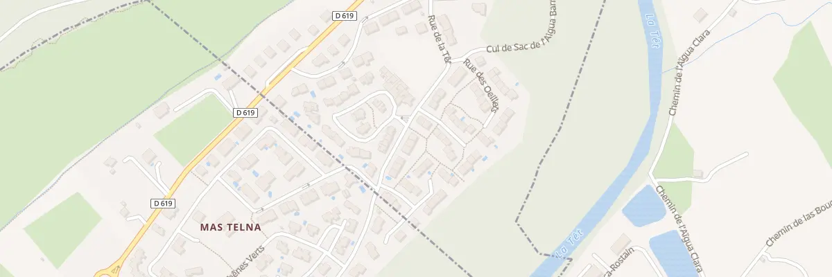 Plan du 23 Rue de la Têt à Catllar