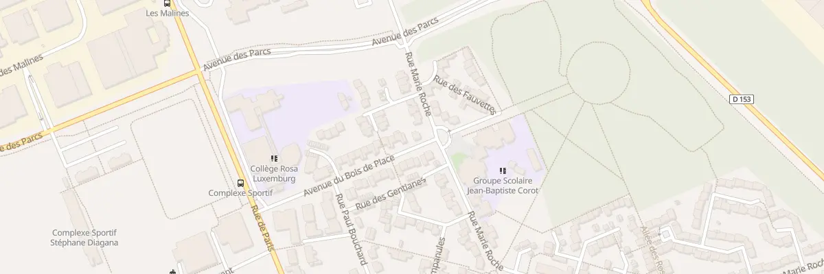 Plan du 14 Rue Marie Roche à Lisses