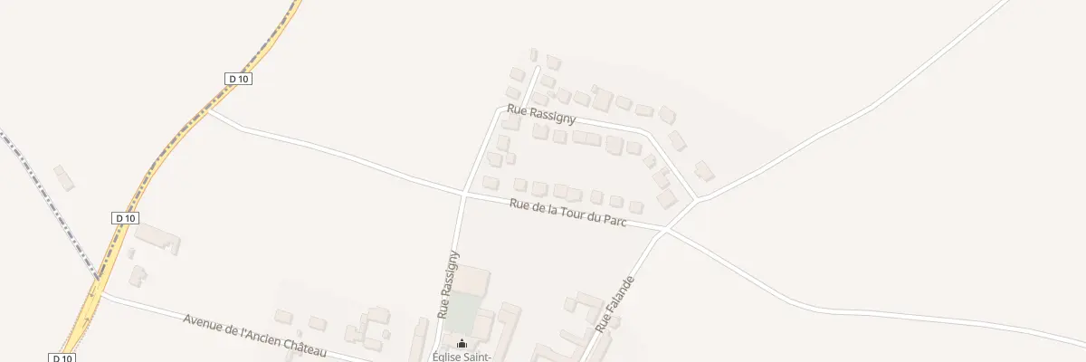 Plan du 6 Rue du Tour du Parc à Bouqueval