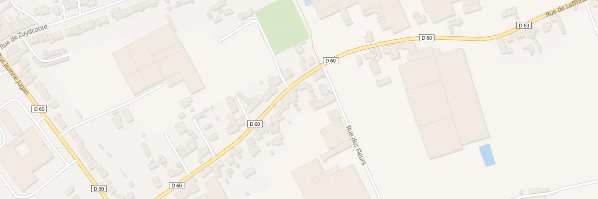 Plan du 320 Rue de Leffrinckoucke à Dunkerque