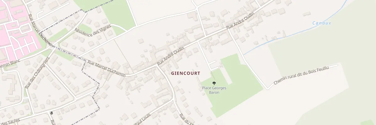 Plan du 6 Rue André Oudin à Breuil-le-Vert