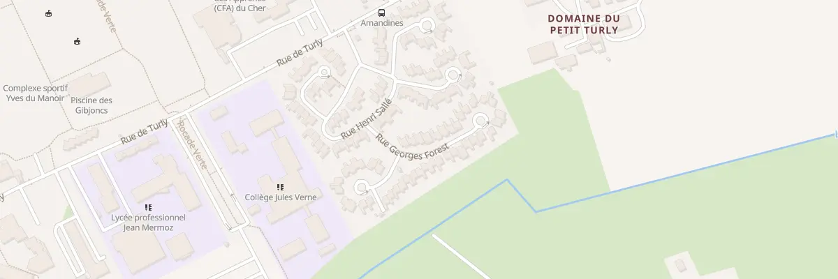 Plan du 5 Rue Georges Forest à Bourges