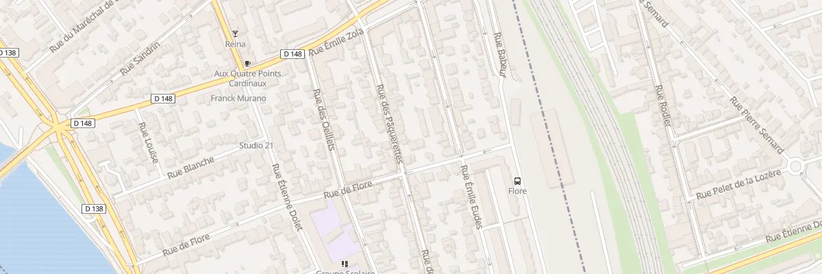Plan du 25 Rue des Pâquerettes à Alfortville